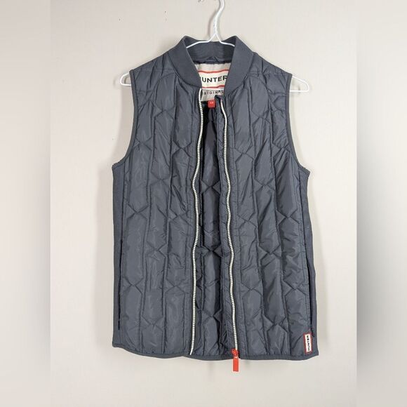 Hunter Quilted Lightweight Puffer Vest – Size XS – Charcoal Gray - Picture 2 of 9